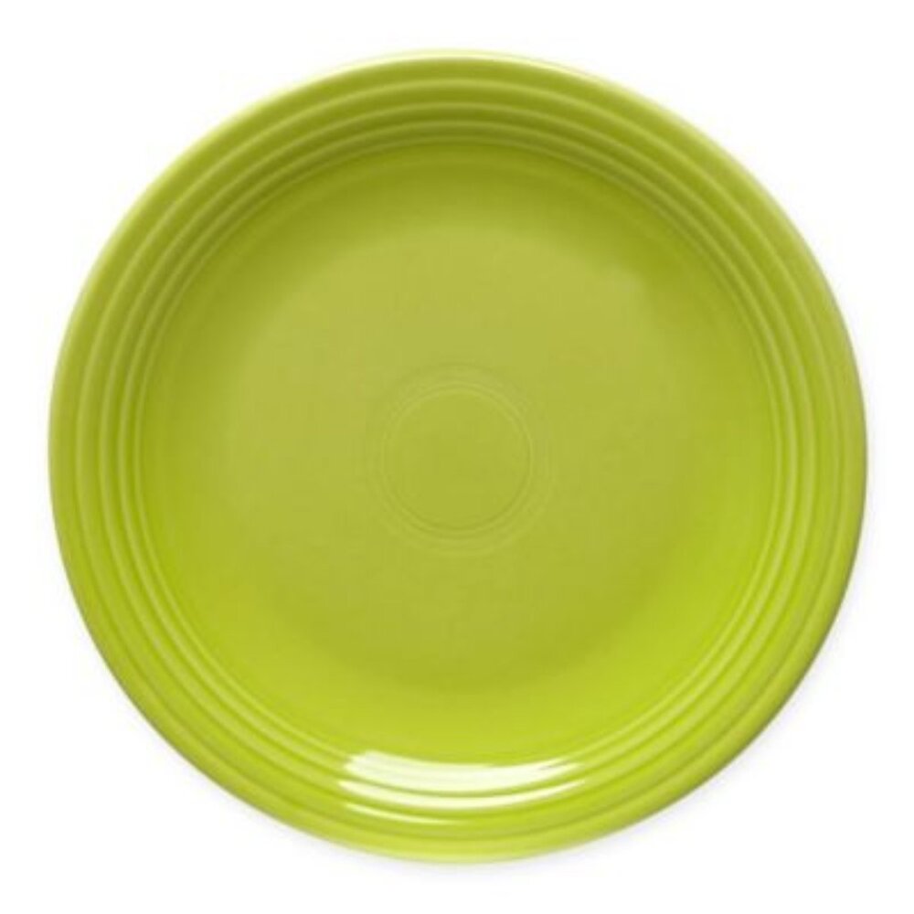 Fiesta Retired Colors Classic Rim 10 Inch Dinner Plate - Lemongrass